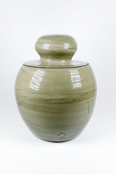 stone green jar