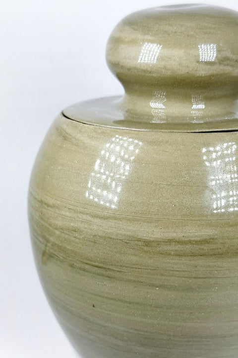 stone green jar