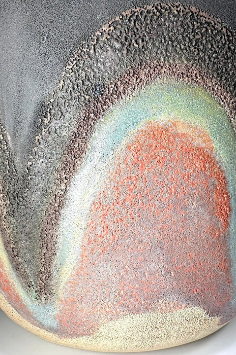 volcanic rainbow vase