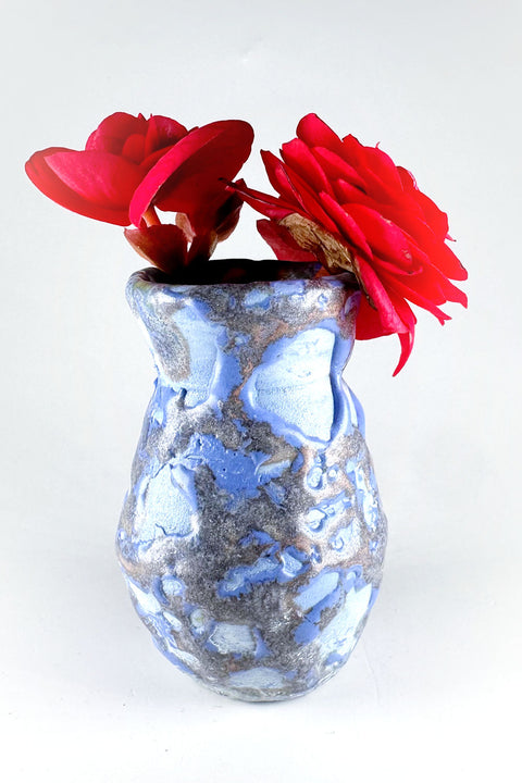 blue earth bud vase